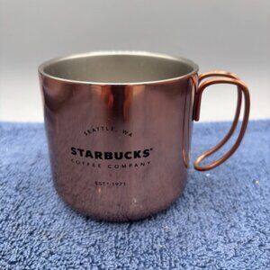 Starbucks Seattle Coffee Company 12oz Metal Camping Mug